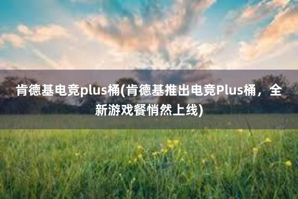 肯德基电竞plus桶(肯德基推出电竞Plus桶，全新游戏餐悄然上线)