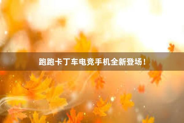 跑跑卡丁车电竞手机全新登场！